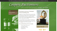 Desktop Screenshot of coopersauctioneersstockport.co.uk